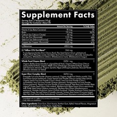 WELLECO AUSTRALIA THE SUPER ELIXIR DAILY GREENS PINEAPPLE & LIME FLAVOR