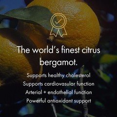 Italian Citrus Bergamot 1000mg, Award-Winning Cardiologist Dvlpd High Potency…