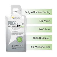 ProSource TF Free Tube Feeding Formula Unflavored 1.5 oz Pouch 100 Ct