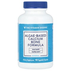 2 X The Vitamin Shoppe, Algae-Based Calcium Bone Formula, 90 Vegetable Capsules