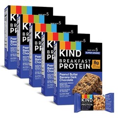 Breakfast Protein Bars, Peanut Butter Banana Dark Chocolate, Healthy Snacks, …