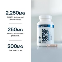 Nitric Oxide – Nitric Oxide Booster for Men and Women with Arginine Nitrate, …