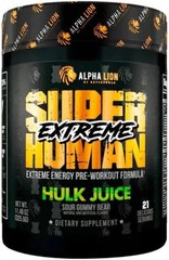 Alpha Lion Superhuman Extreme Energy Pre-Workout Hulk Juice 21 Full Servings New