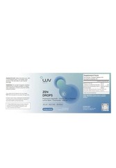 LUV Zen Drops Stress Support with Magnesium Glycinate and Lemon BalM 2 PACK.