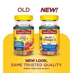 Nature Made Multi for Him Plus Omega-3 Gummies
