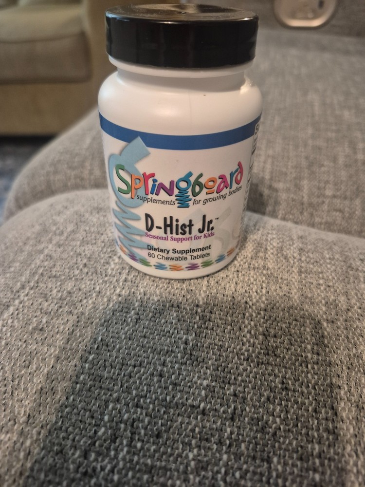 D-Hist Jr Springboard Allergy Support Kids Chewable, 60 Tablets , exp : 07/27