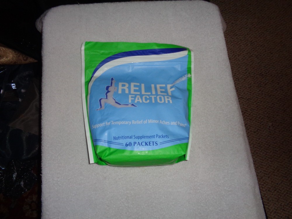 SEALED RELIEF FACTOR 60 Nutritional Supplement Packets 06/2024