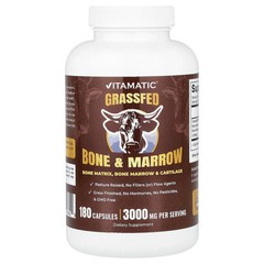 2 X Vitamatic, Grassfed Bone & Marrow, 180 Capsules (500 mg per Capsule)