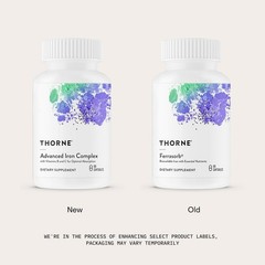 Thorne Advanced Iron Complex 60 Capsules | Iron + B Vitamins & Vitamin C ….