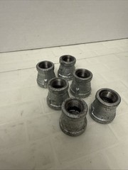 ProSource 24-1/2X3/8G Reducing Pipe Coupling, 1/2 x 3/8 in, Threaded, Malleable