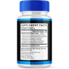 Alpha Boost innovative Supplement for Men with Natural Ingredients 60 Capsules.