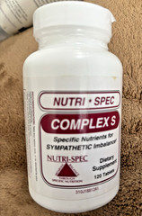 Sealed Nutri-Spec Complex S SYMPATHETIC Imbalance 120 Tab/30 Serv Exp 09/26