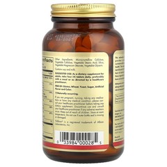 2 X Solgar, Advanced Calcium Complex + Vitamins D3, K2, Zinc, Boron, 120 Tablet