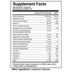 Multivitamin 240pcs, Improve Anemia, Supports Heart and Brain Health, Metabolism