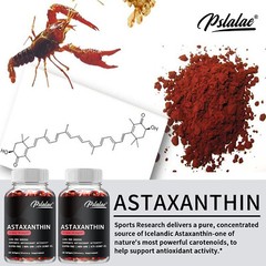 Astaxanthin 12mg – Anti-aging, Anti-wrinkle, Helps Cardiovascular Health