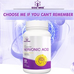 Nervonic Acid – Brain Supplement Nootropics,Relieve Stress -30/60/120 Capsules