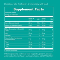 UpNourish AREDS 2+ – Advanced Eye Vitamin Supplement for Macular Health and D.