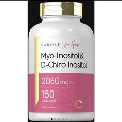 Myo-Inositol & D-Chiro Inositol | 2060Mg | 150 Capsules | Non-Gmo, Gluten Free