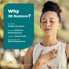 JB Restore Capsules, Advanced Formula, Blood Support & Metabolic Balance 60ct