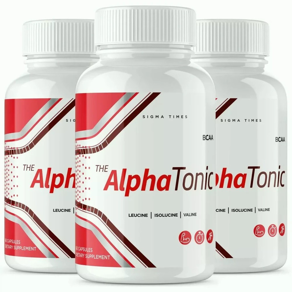 (3 Pack) The Alpha Tonic Supplement 180 Capsules Natural Energy