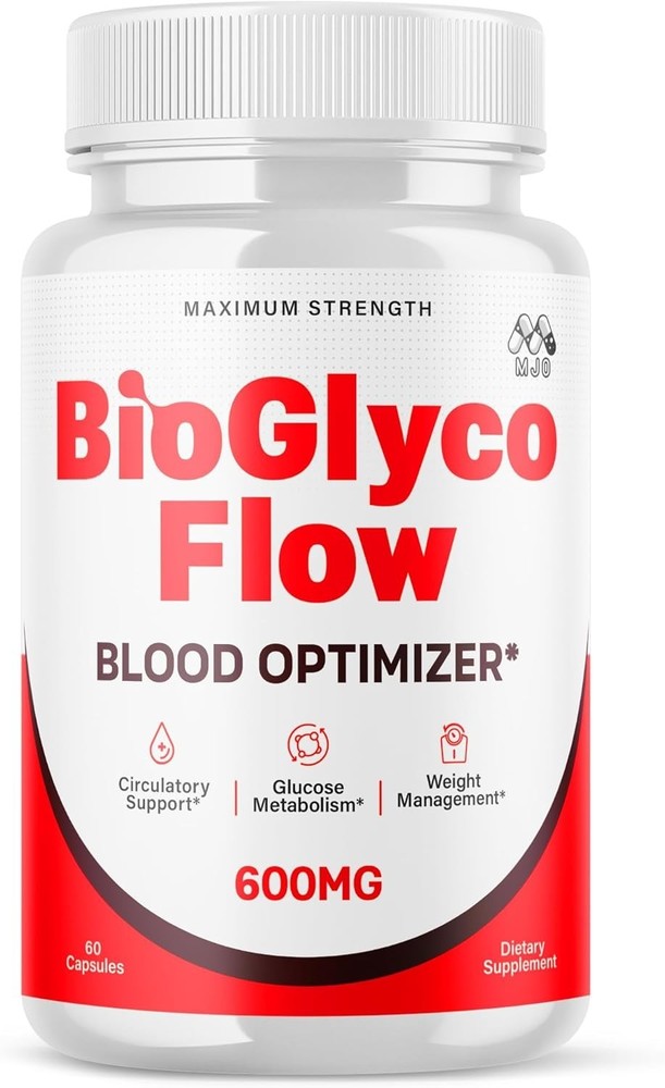 BioGlyco Flow Blood Optimizer, Metabolism & Blood Sugar Support Supplement