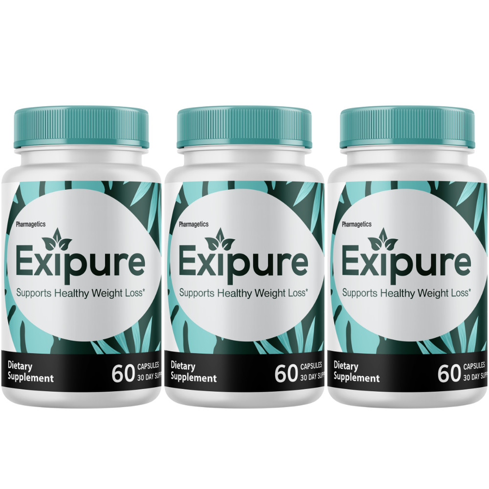 Exipure Healthy Fat Loss Supplement, (3 Bottles) Official Weight Management