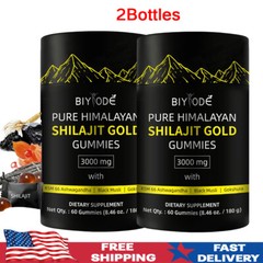 Himalayan Shilajit GOLD Gummies, Organic, Extremely Potent 3000 weight measure,