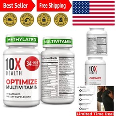 “Quality 10X Fitness Optimize Methylated Multivitamin 90 Capsules”