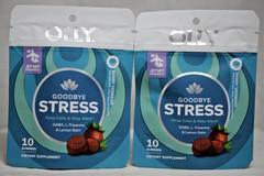 2X Goodbye Stress Berry Verbena 10 Gummies Travel Size Pouch