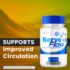 Nerve Flow Advanced Nerve Support Formula Maximum Strength Vitamin 180 Capsules