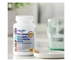 2 PACK Equate Complete Multivitamin/Multimineral Supplement Tablets, Men 50+