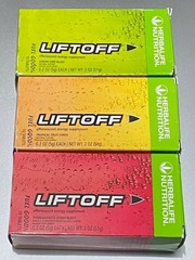 LIFT OFF Lemon Lime+Tropical + Pom Berry=30 Tablet EXP: 2027