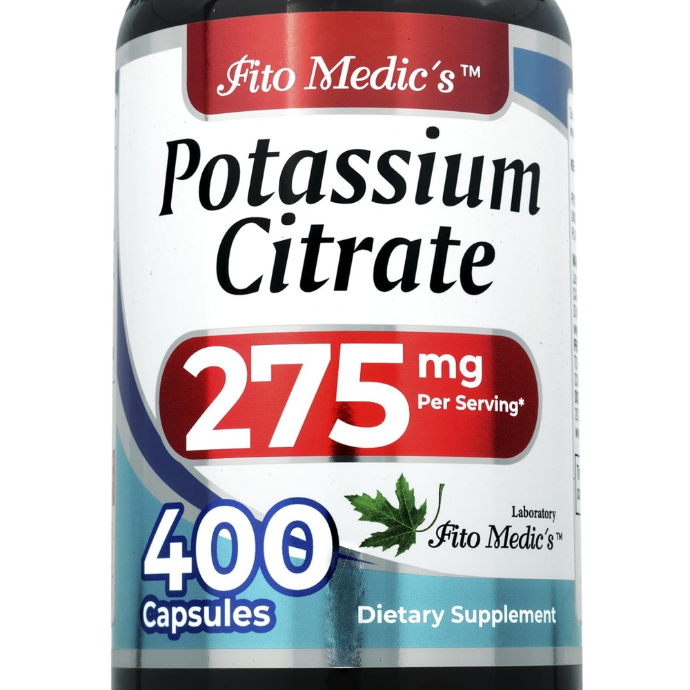FITO Medic’S Lab Potassium Citrate Supplement, 400 400 Count (Pack of 1)
