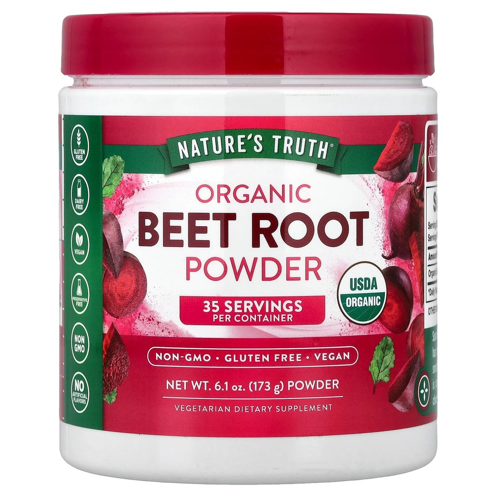 2 X Nature’s Truth, Organic Beet Root Powder, 6.1 oz (173 g)