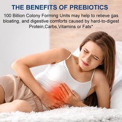 Probiotic capsules help alleviate constipation and regulate gut microbiota 120pc