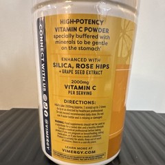 Vimergy Micro-C Immune Support Vitamin C Powder 500g 2000mg Neutral Vegan