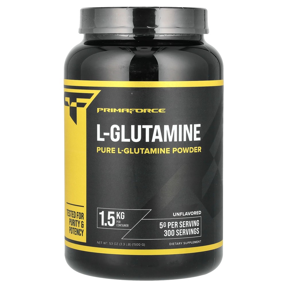 2 X Primaforce, L-Glutamine, Unflavored, 3.3 lb (1,500 g)