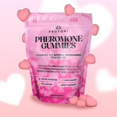 ProYoni Pheromone Gummies 60 Count, Mixed Berry Flavor Natural Pheromone Boost