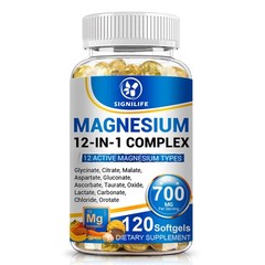 Magnesium 12 in 1 Complex 700mg – Glycinate Citrate Malate Taurate Daily Support