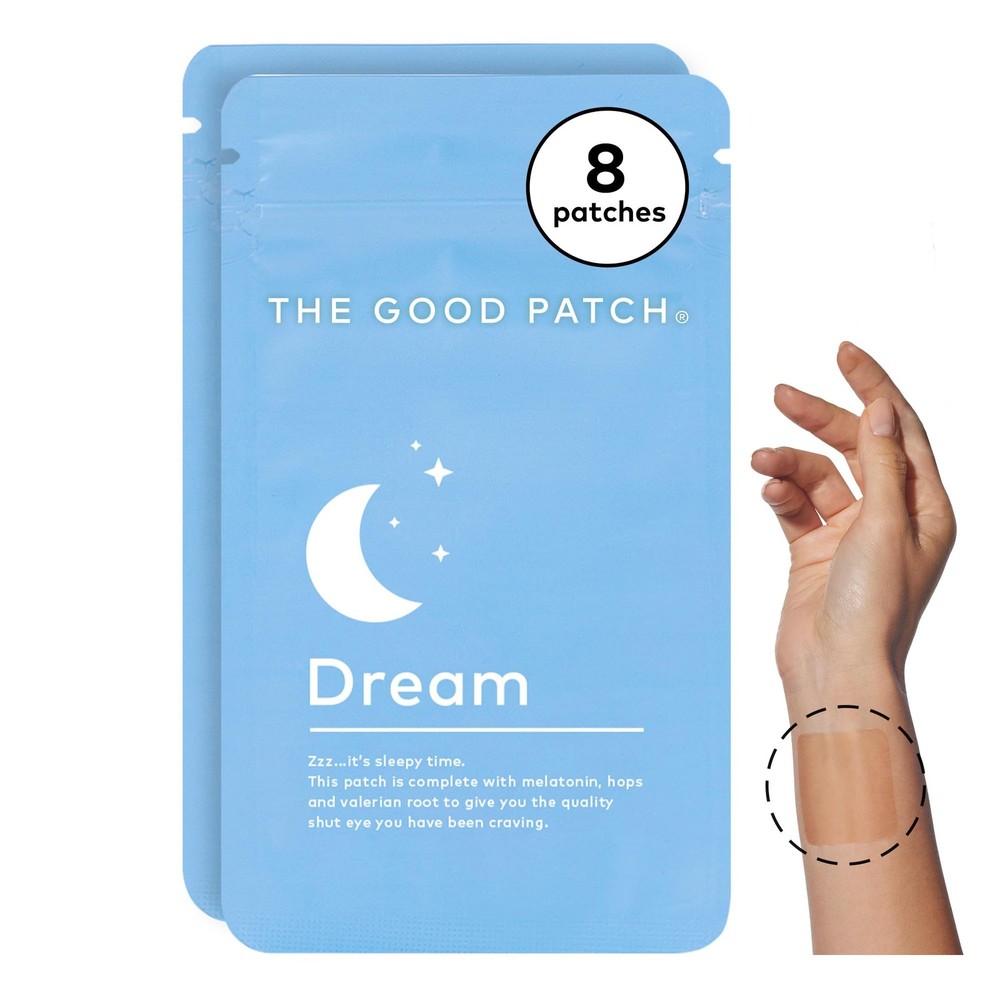 The Good Patch Dream Patch Sleep Patches with Melatonin, Hops, Valerian Root…