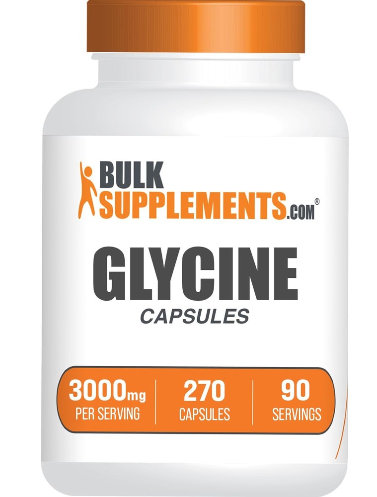 Glycine 3000Mg Capsules 270 Count Nutritional Supplement For Health And Wellb…