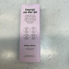 6x Bloom Peach Mango Energy Sticks 10/Box Exp 02/2028