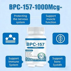 High Potency 1000mcg Supplement designed for Muscle & Tissue Recovery Support,60