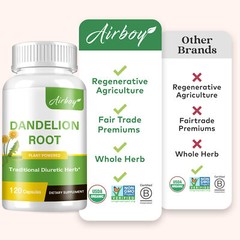 Dandelion Root 1575mg – Liver and Digestive Health,Gut Cleansing & Detox,Non-GMO