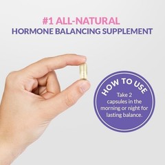 Over GleeFull 30 Hormone Support Menopause Supplement for Women Hot Flash Relief