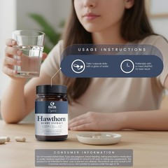 Earth BOTANIC Organic Hawthorn Berry Extract 20:1, 8000 mg Equivalent