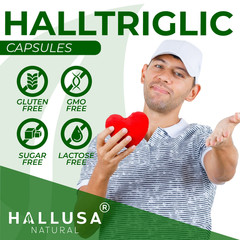 HALLTRIGLIC – Triglycerides & Cholesterol – Cardiovascular Health – 100 Tab