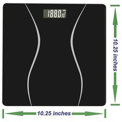 Scale for Body Weight, Digital Bathroom Scale with Backlit LED Display, Highly A