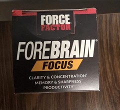 Force Factor Forebrain Focus Brain Booster – Increase Productivity Exp 3/2028