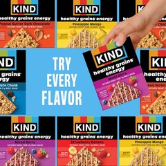 KIND Healthy Grains Energy Bars, Strawberry Banana, 1 Count (Pack of 5)